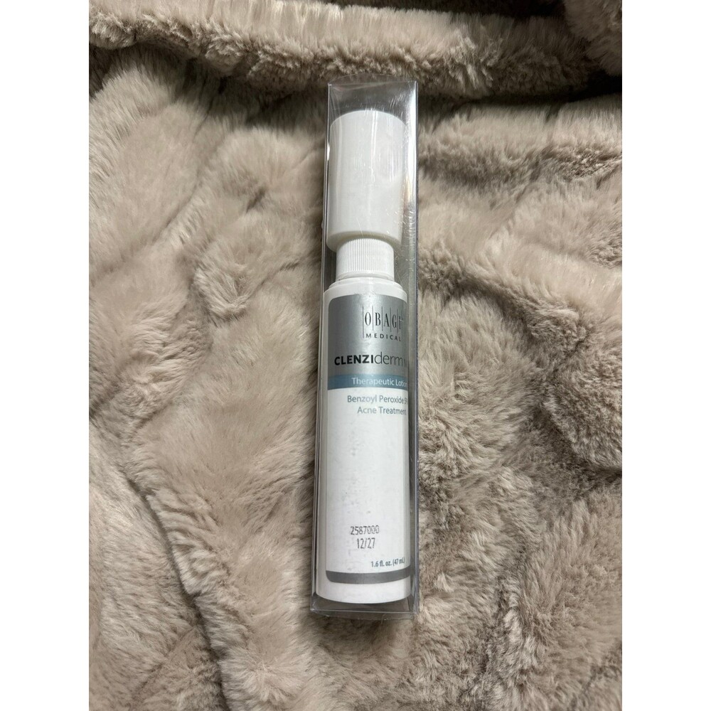 NEW Obagi Clenziderm MD Therapeutic Lotion Acne Treatment Benzoyl Peroxide FS